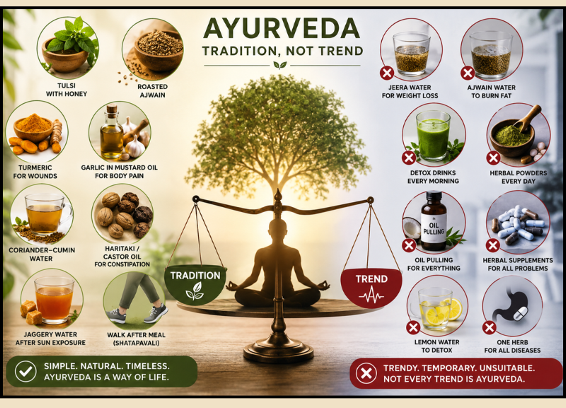 Ayurveda tradition vs trend – understanding authentic Ayurveda and modern wellness trends