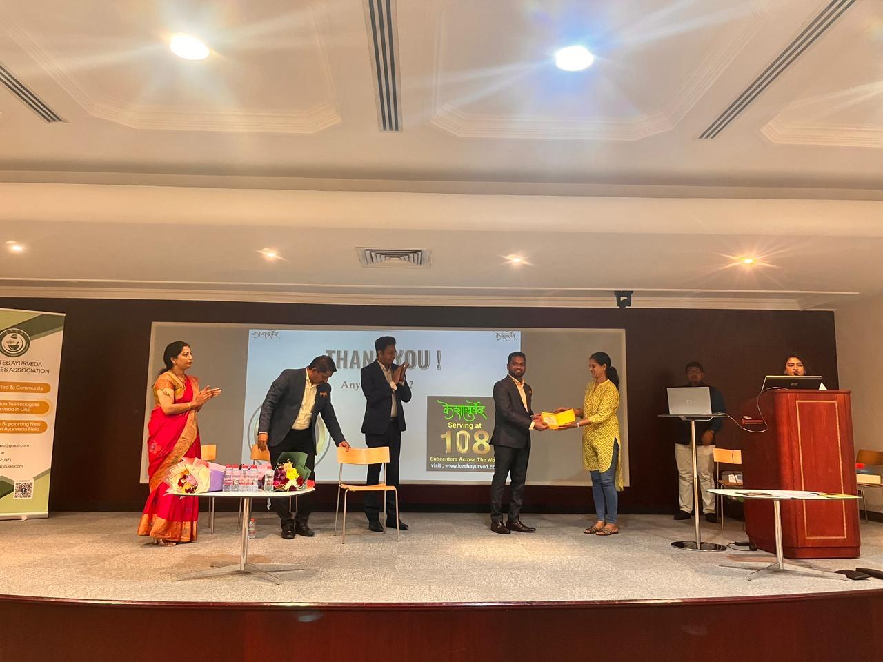 Dubai Lecture Felicitation